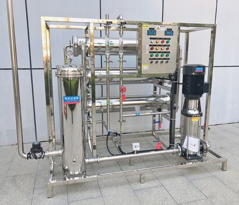 kupować Elektryczny, automatyczny system filtracji odwróconej osmozy z kontrolą, ze stali nierdzewnej / kompozytu z włókna szklanego do automatycznego oczyszczania wody produkcja online