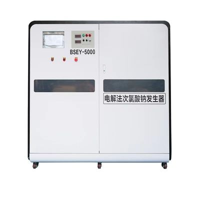 kupować Elektryczne sterowanie automatyczne PLC  Sodium Hypochlorite Plant For Water Treatment Capacity 0-5000L/Hour Generator typu split produkcja online