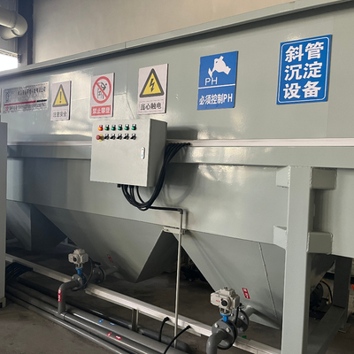kupować Zamówiony oczyszczacz lamelli do oczyszczania wód rzecznych, recyklingu w zbiorniku osadów w nachylonych rurach online manufacture