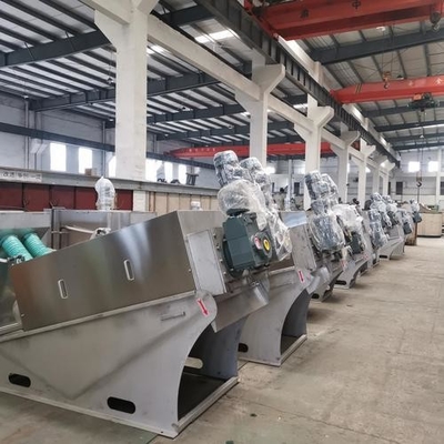 kupować 10-15m3/h Produktywność Przeskocznica śrurowa do odwodniania błota do oczyszczalni ścieków Sprzęt filtrowy prasy online manufacture