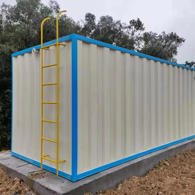 kupować 7500 kg Masy sklepy z materiałami budowlanymi Kanalizacja domowa Inteligentny zintegrowany mobilny kanalizacyjny MBBR online manufacture