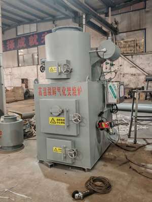 kupować Spalarnia odpadów medycznych o temperaturze spalania 850-1300°C do unieszkodliwiania odpadów niebezpiecznych zasilana olejem napędowym lub gazem ziemnym produkcja online