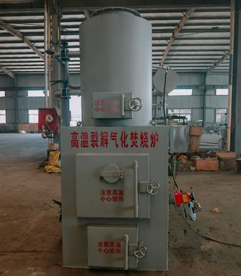 kupować Spalarnia odpadów medycznych o pojemności 15 kg-10 t na wsadowe spalanie, z palnikiem o dużej prędkości i roczną gwarancją na utylizację odpadów biomedycznych online manufacture