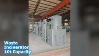 Spalarnia Odpadów 15kg 10t Możliwość spalania